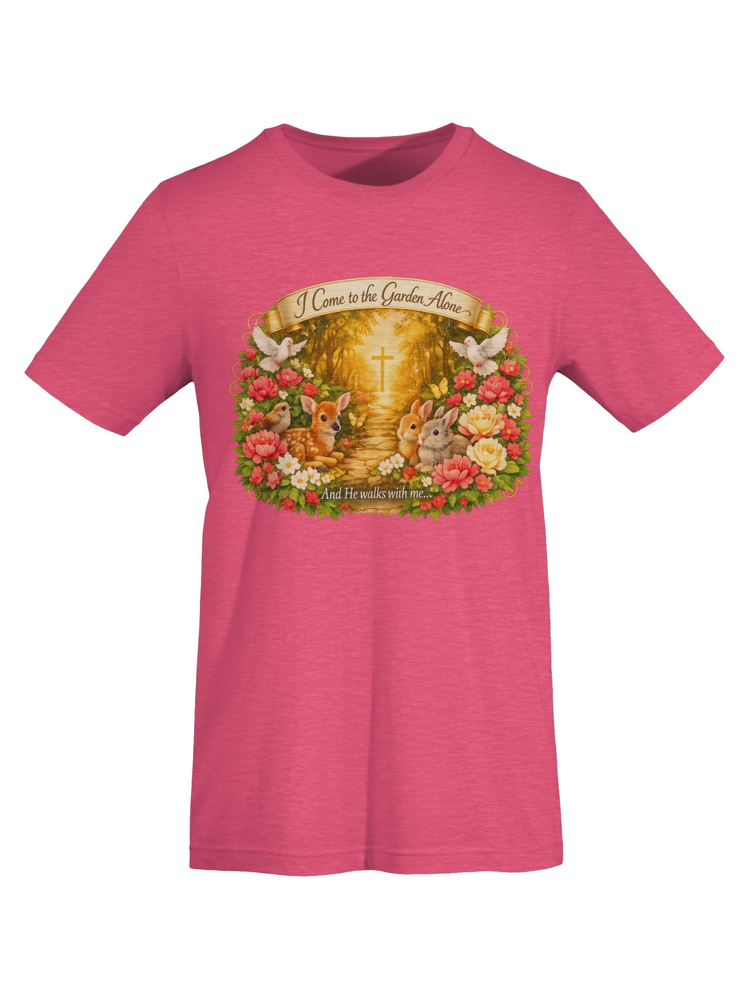 I Come to the Garden Alone Christian Tee product image (14)