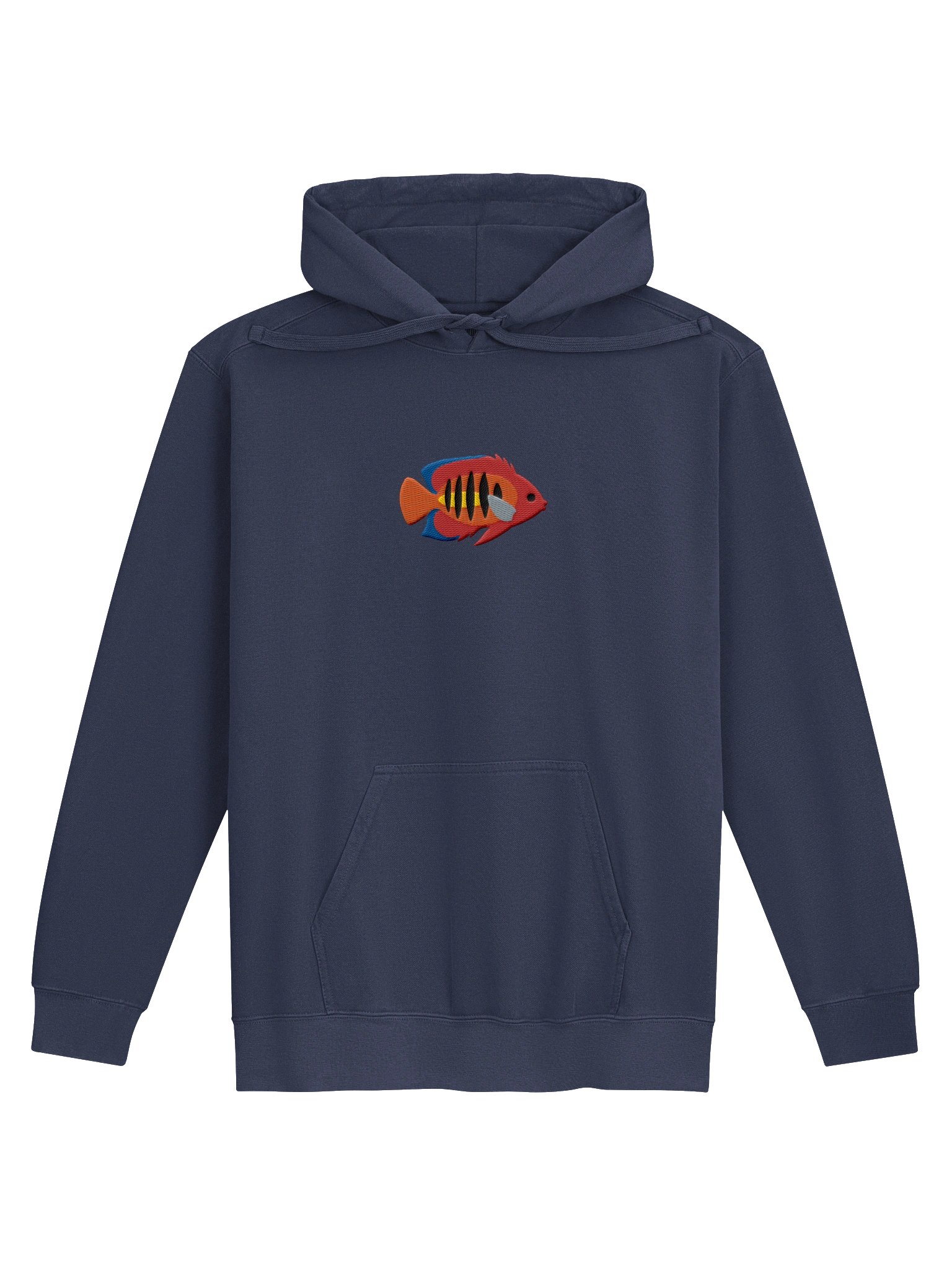 Flame Angelfish Premium Hooded Sweatshirt (Embroidered) for Reef and Marine Aquarium Lovers product image (5)