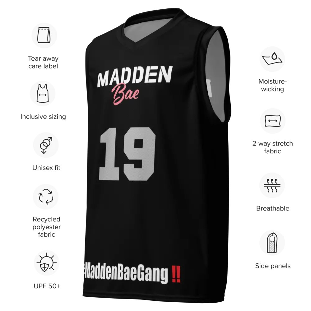 Madden Bae Jersey🦅 (Black + Gray) product image (5)