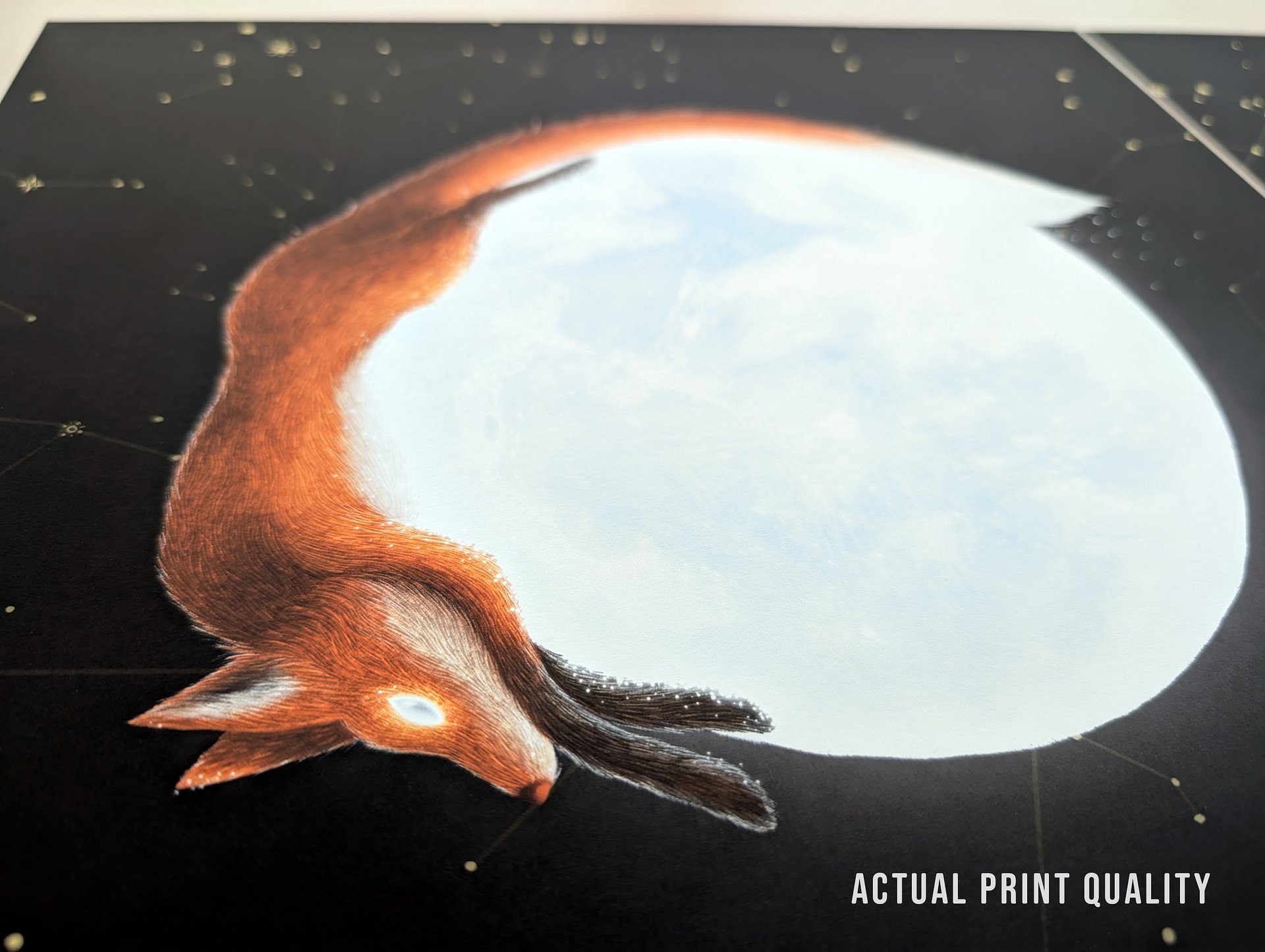 Red Fox on the Moon Art Print No.2 product image (4)