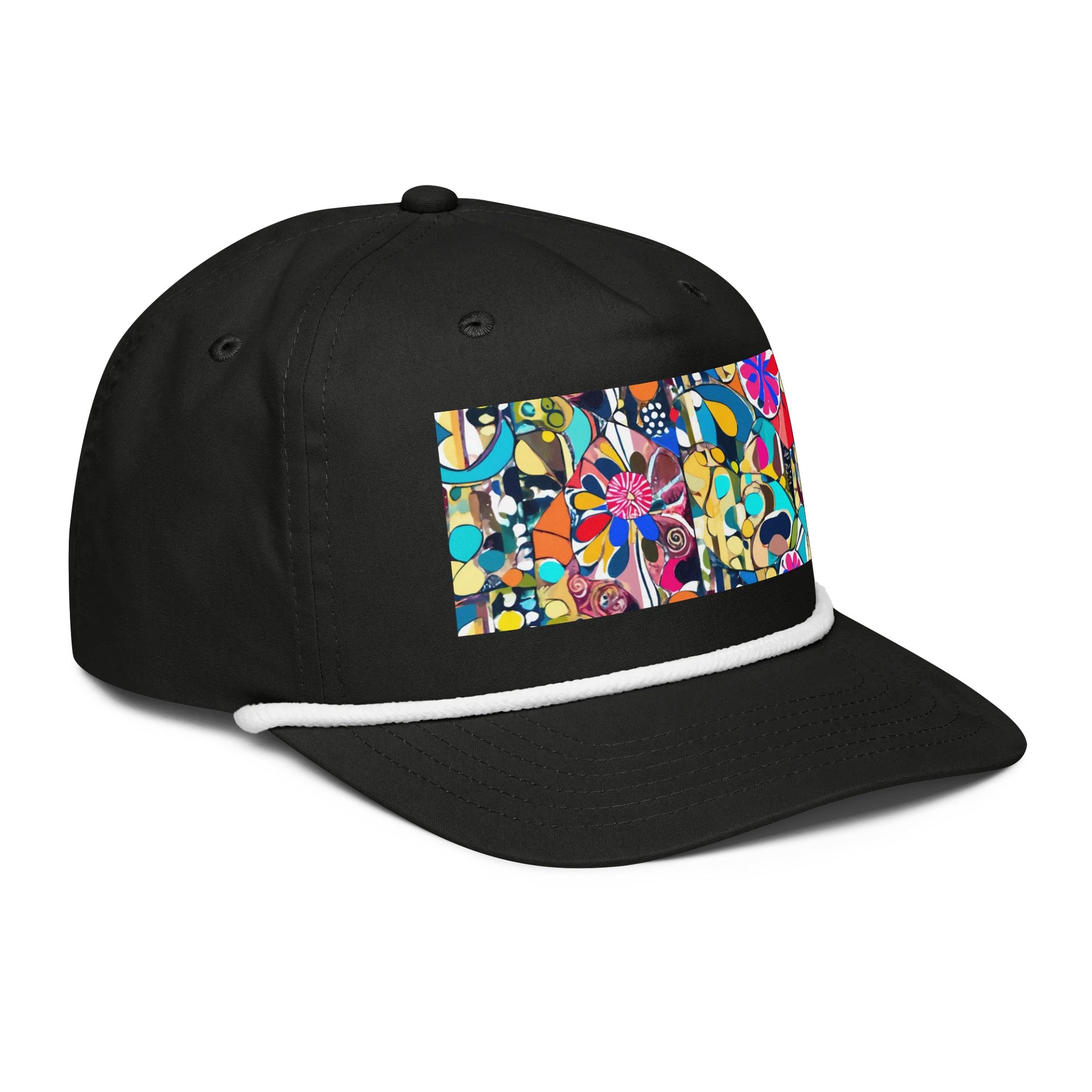 Vibrant Geometric Floral Cap product image (8)