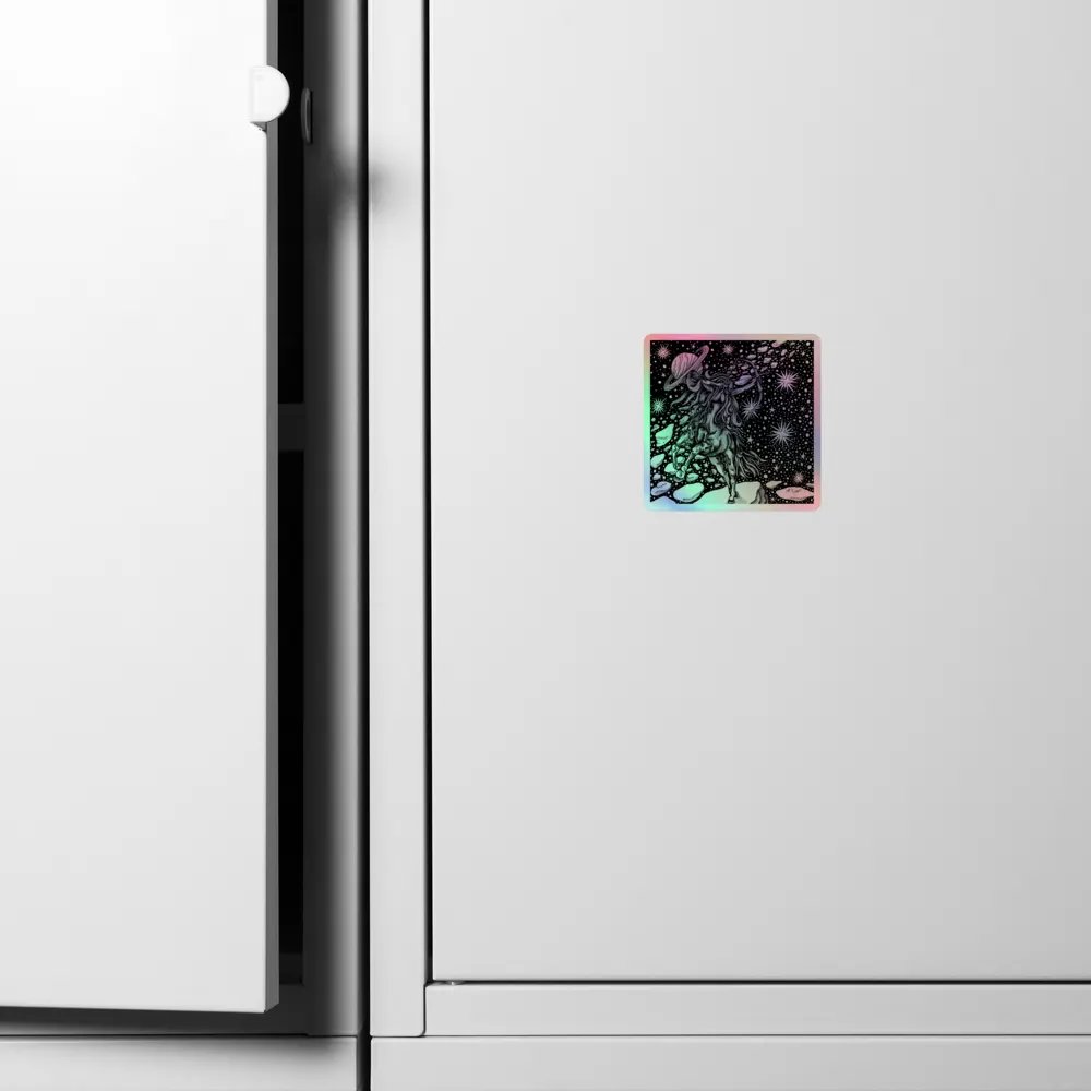 Sagittarius Zodiac, Holographic Sticker Sheet product image (4)