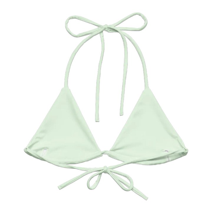 Honeydew Recycled Padded String Bikini Top product image (1)