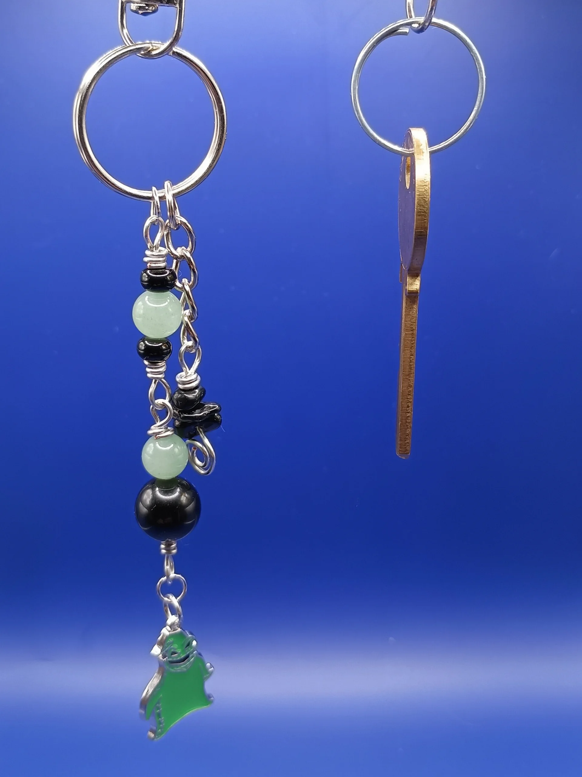 Handmade Bag Charm ft. Boogie Man, Halloween & Christmas, Keychain, Purse Accessory product image (6)