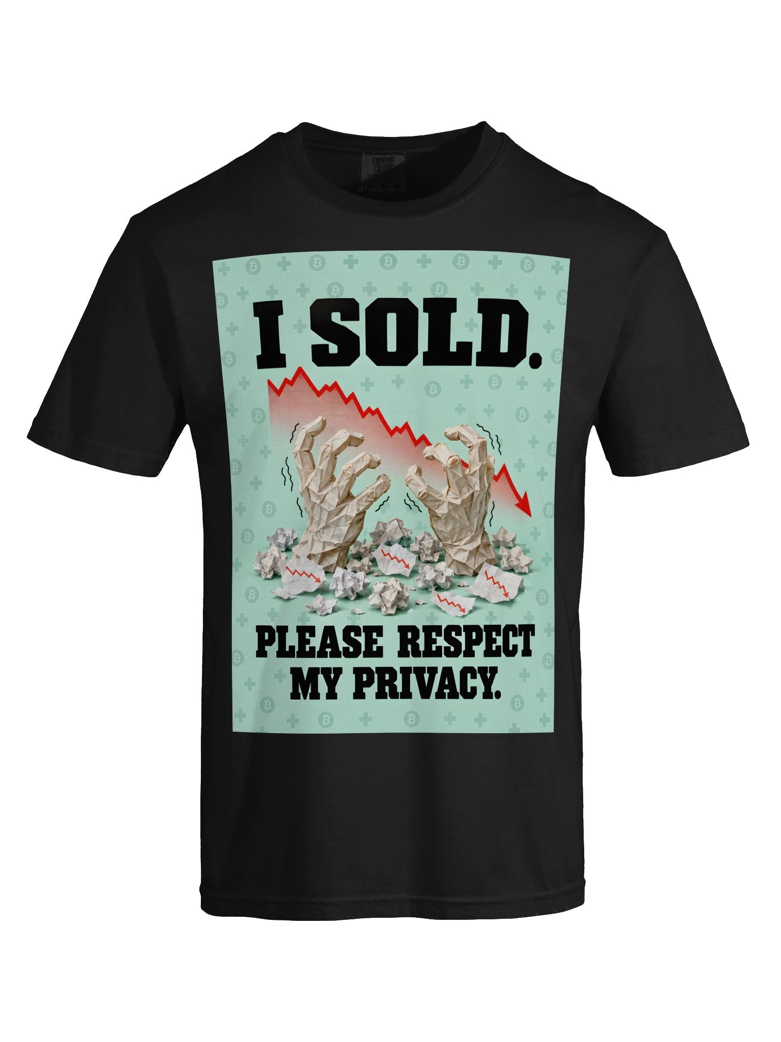 Paper Hands - I Sold — Bitcoin Halloween Statement Tee product image (9)