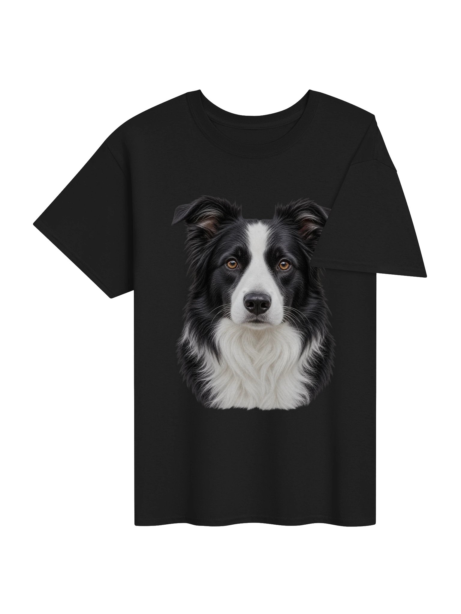 Dog - Border Collie (Face) — Unisex Gildan Heavyweight 100% Cotton T-Shirt product image (37)