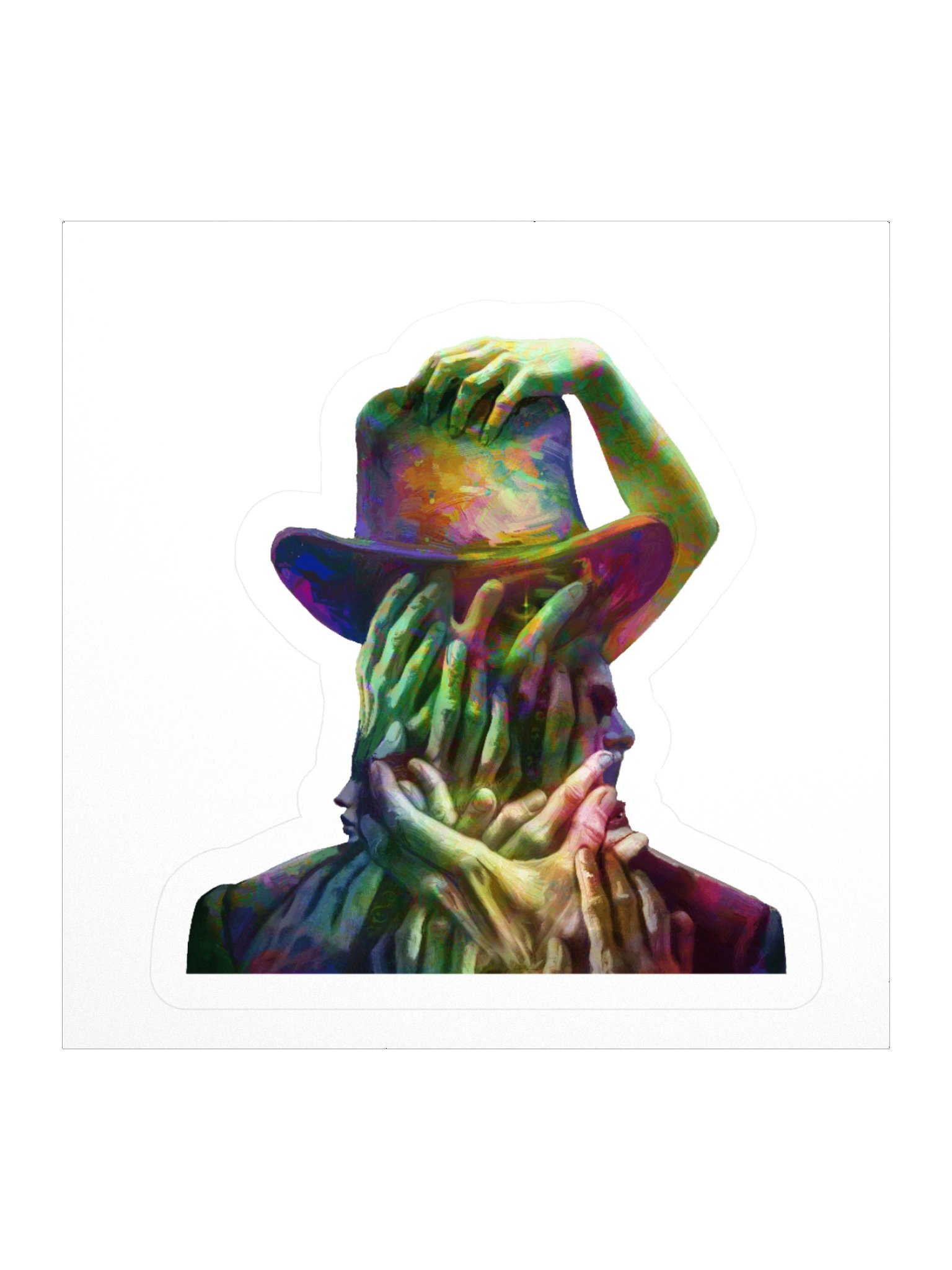 Classic Hatter Sticker product image (1)