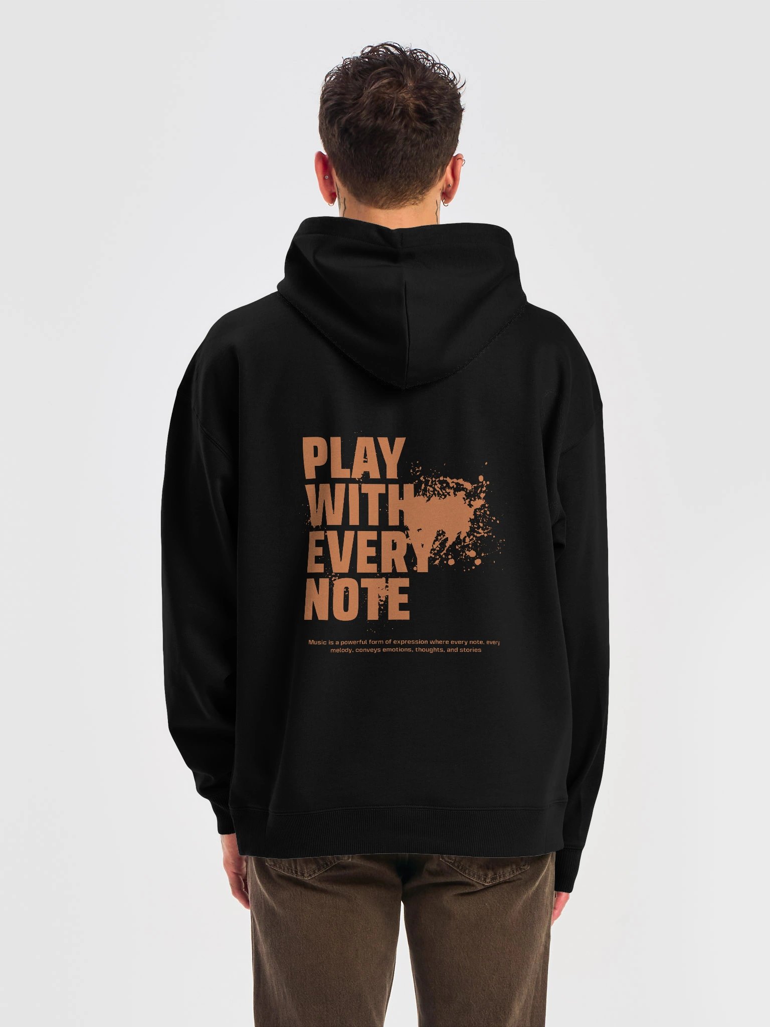 Distort Guitar Checkered Emblem Hoodie product image (18)