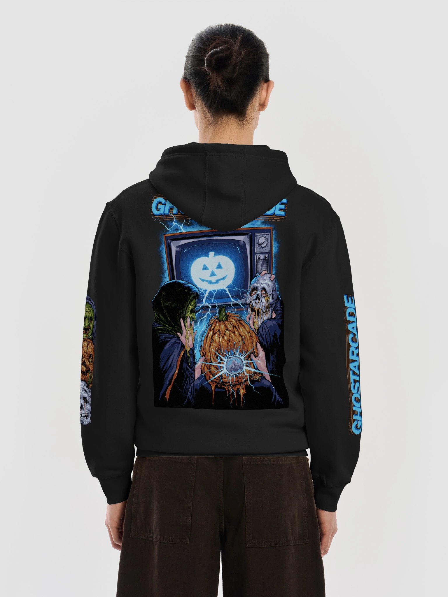 Novelty Scare Zip-Up Hoodie product image (6)
