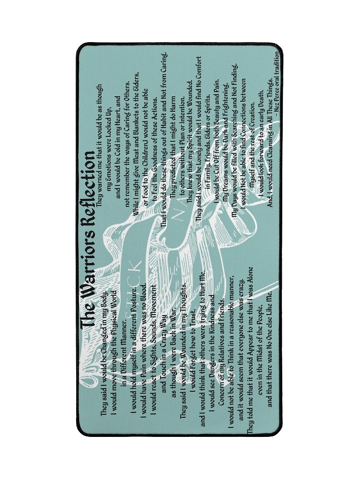 Warriors Reflection DeskMat product image (2)