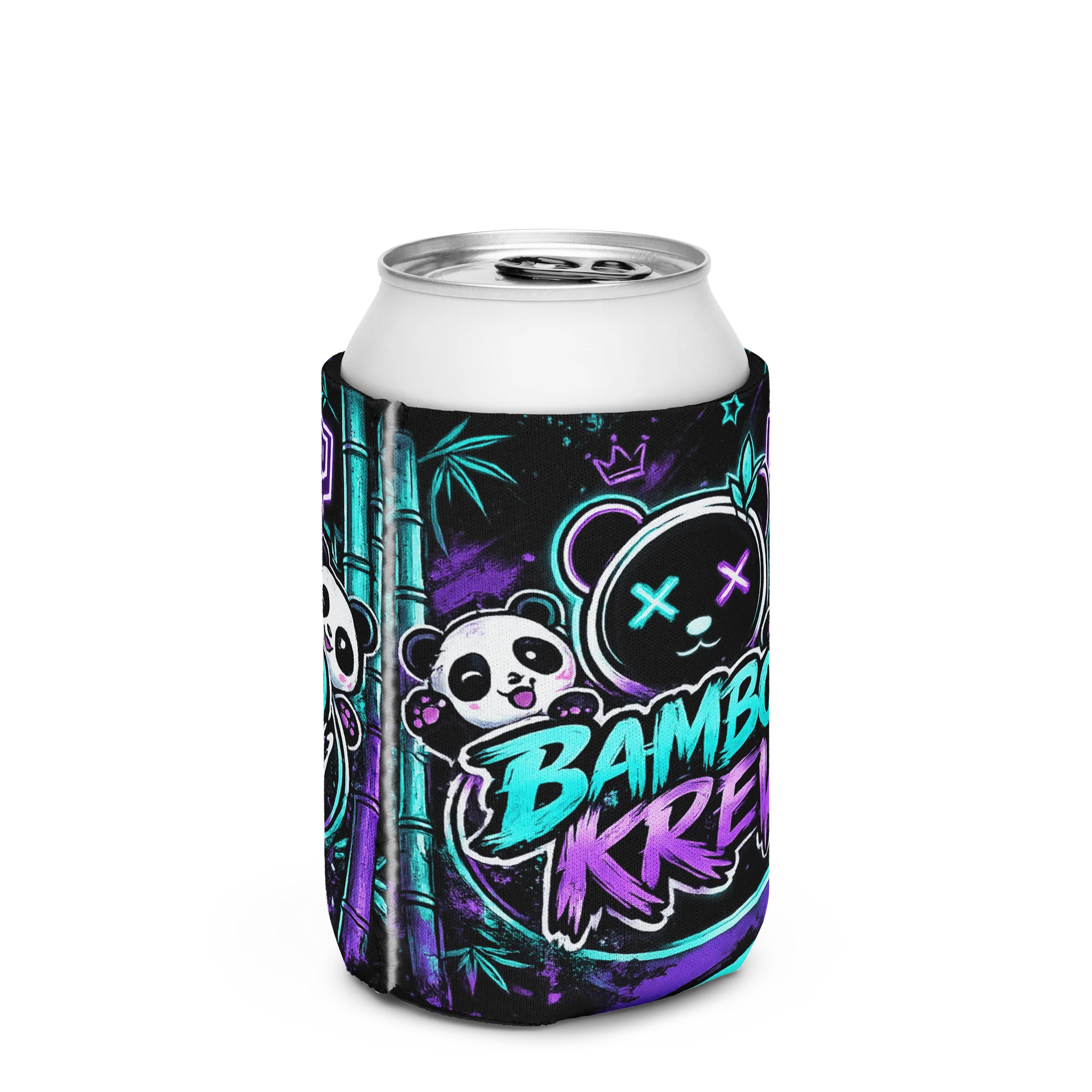 Bamboo Krew Neon Panda Can Cooler product image (3)