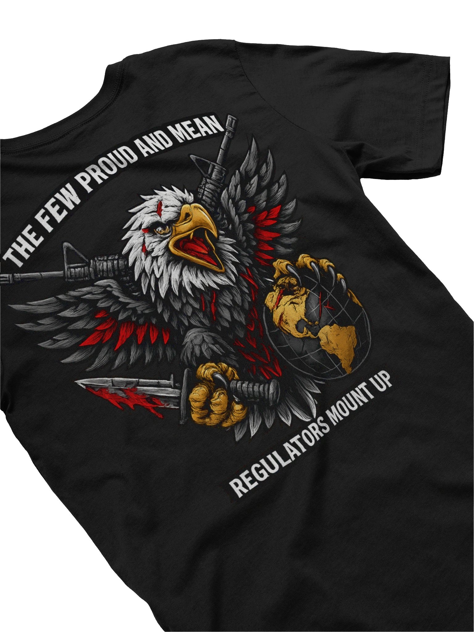 The Few Proud and Mean / Regulators Mount Up USMC Tee product image (4)