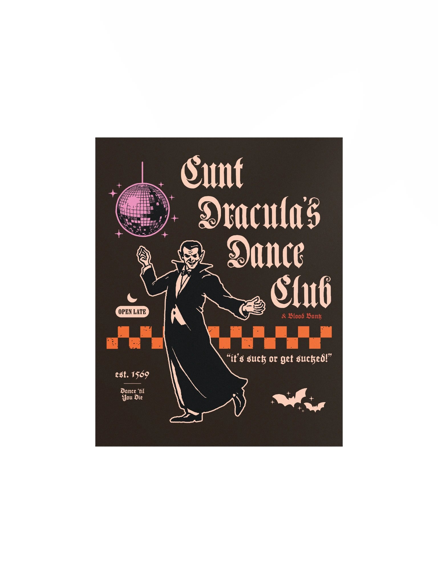 cunt dracula wall print product image (2)