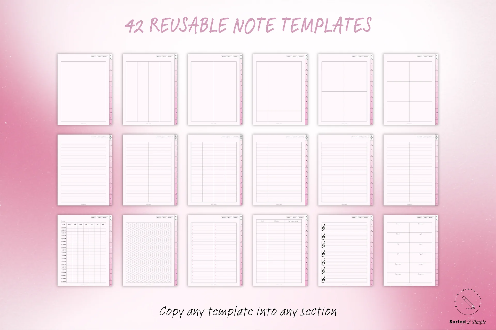 Smart Digital Notebook - Pastel Pink product image (8)