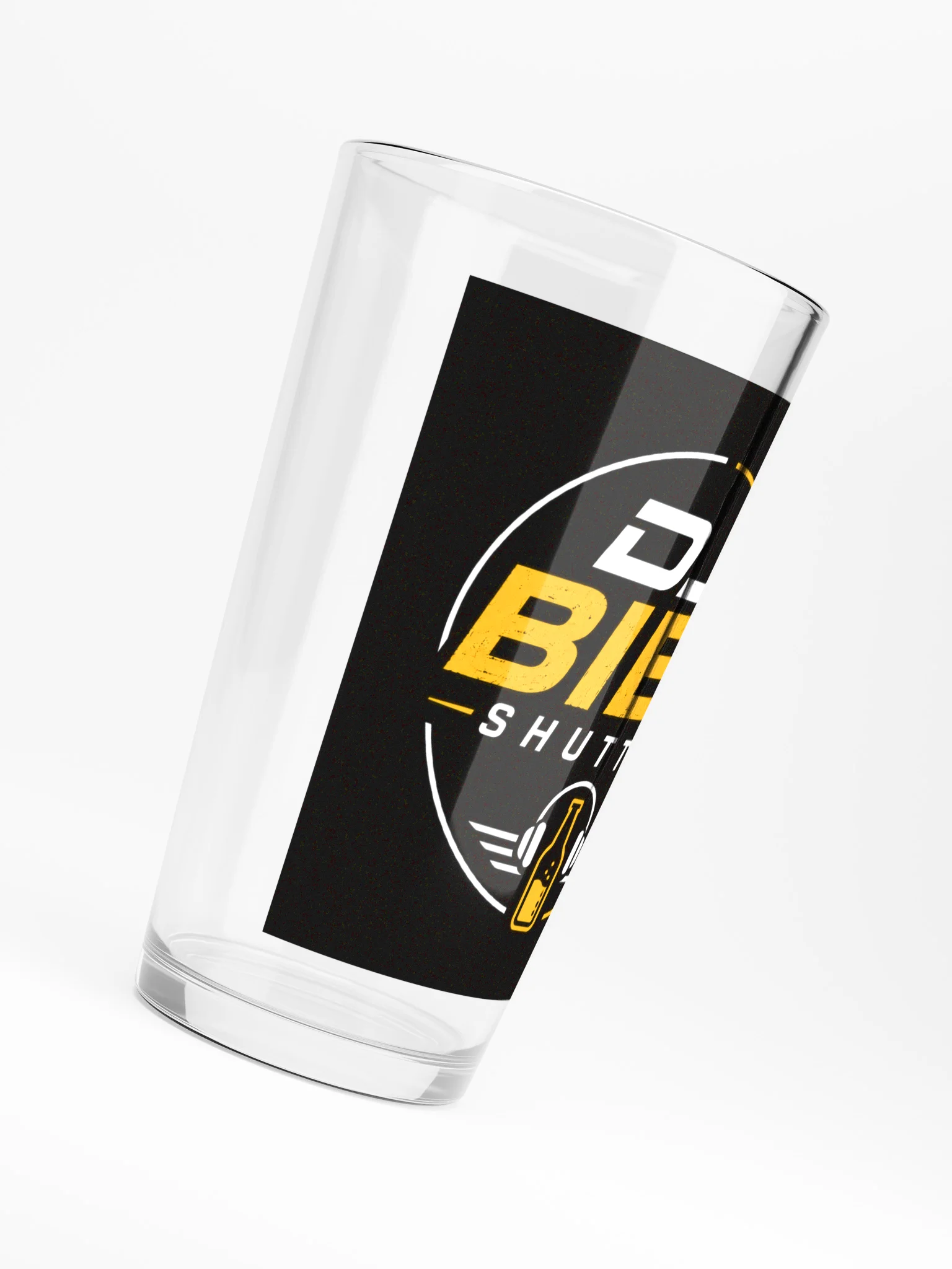 DJ Beer Shuttle beer glass "logo" product image (6)