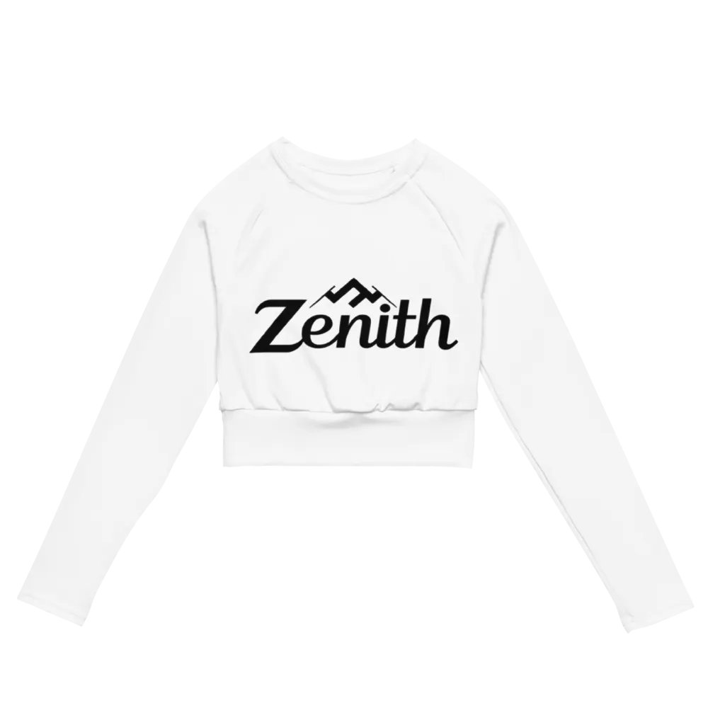 Zenith Women's White Long Sleeve Crop Top product image (3)