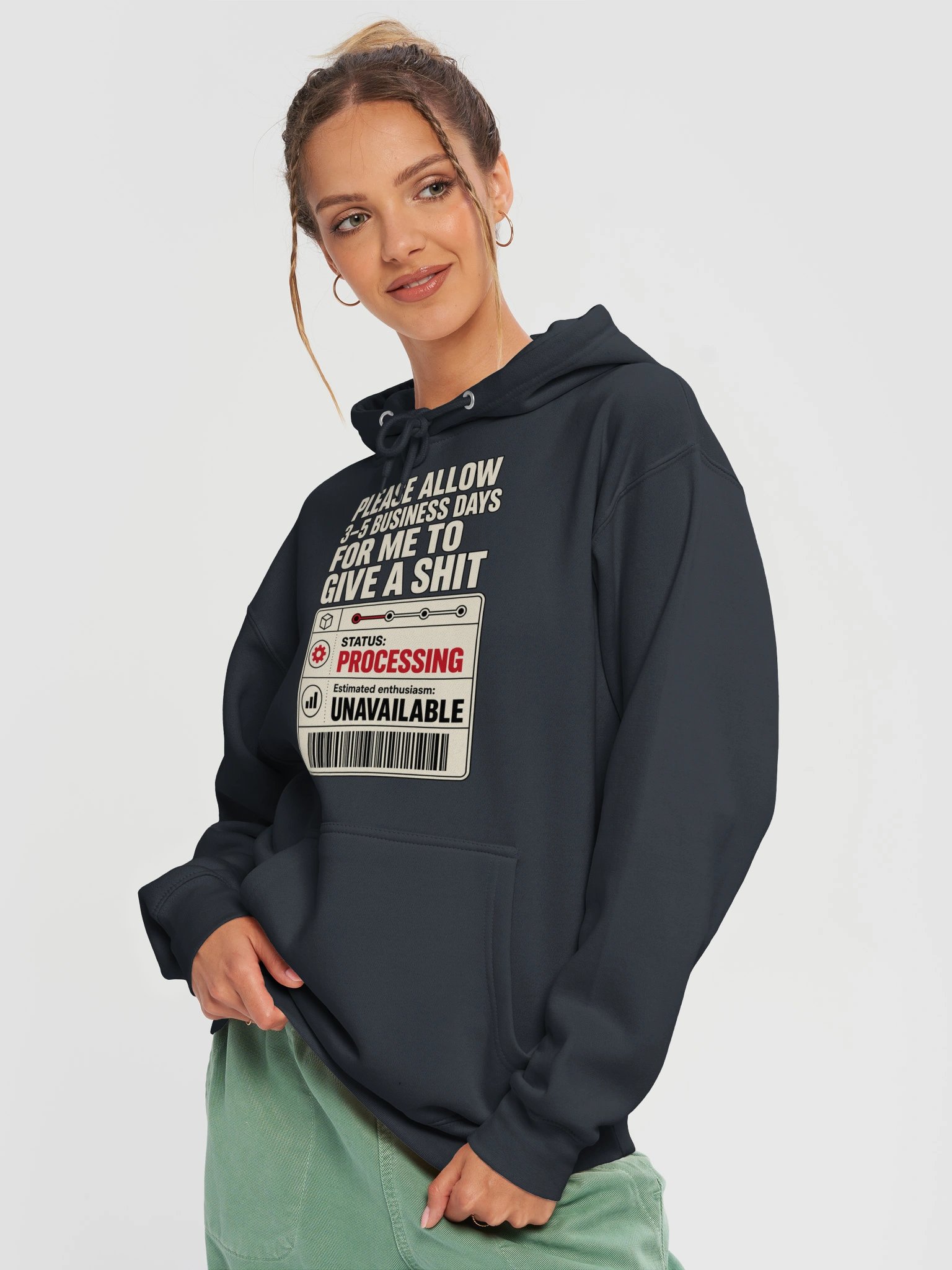 3–5 Business Days to Give a Shit Hoodie product image (13)