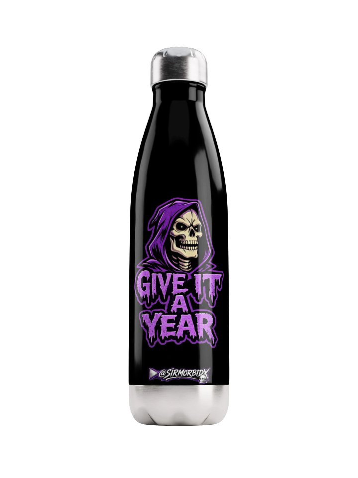 ''Give It A Year'' Stainless Steel Water Bottle product image (1)