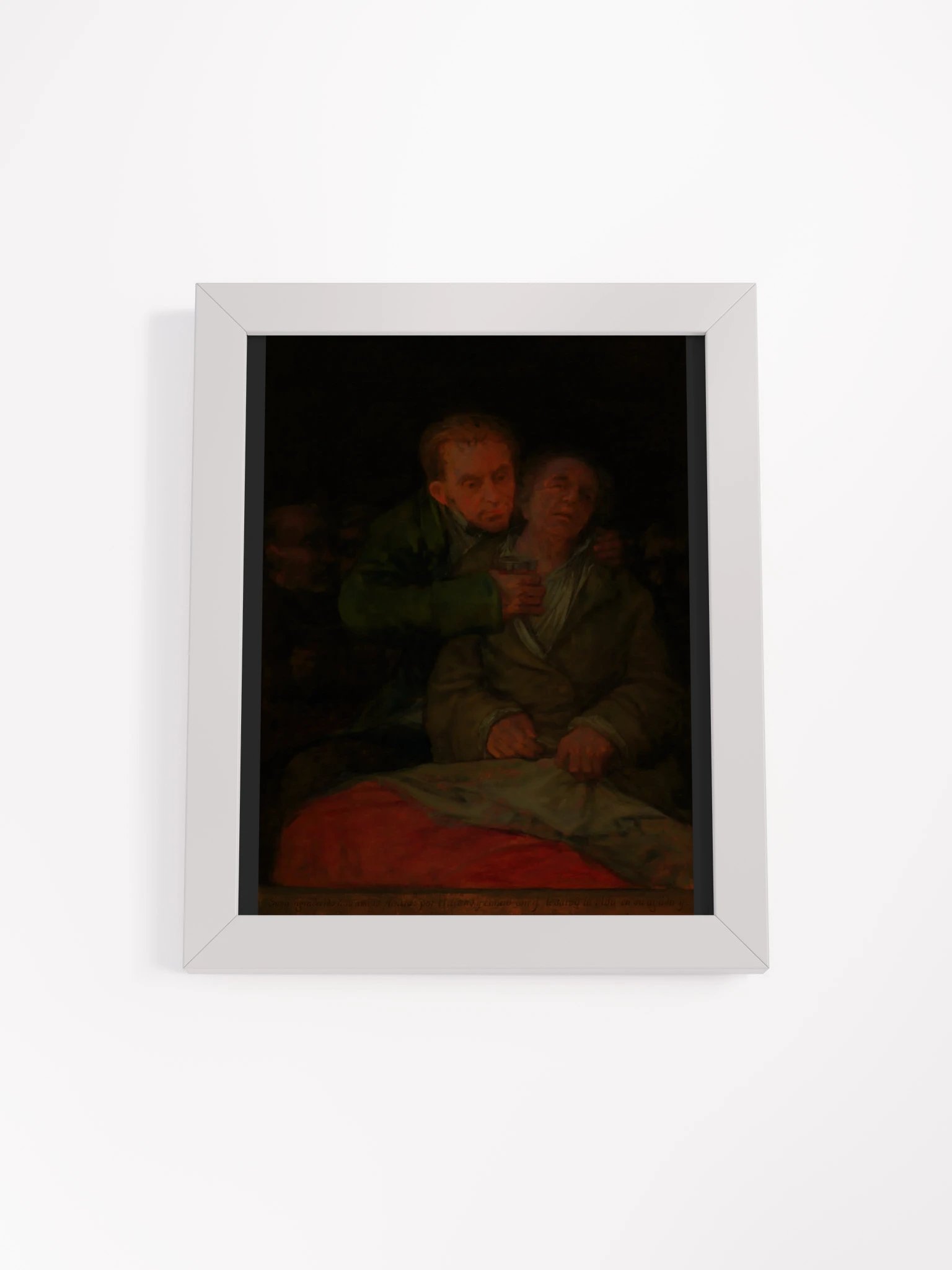 Goya, Self-Portrait with Dr. Arrieta (1820) Fine Art Print product image (81)