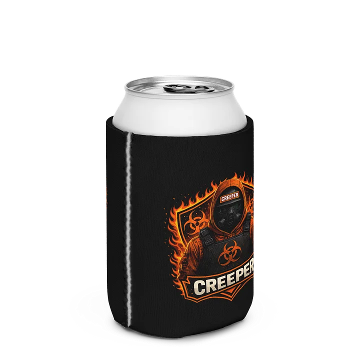 🔥 Creeper Biohazard Can Cooler | Official Stream Community Koozie product image (2)