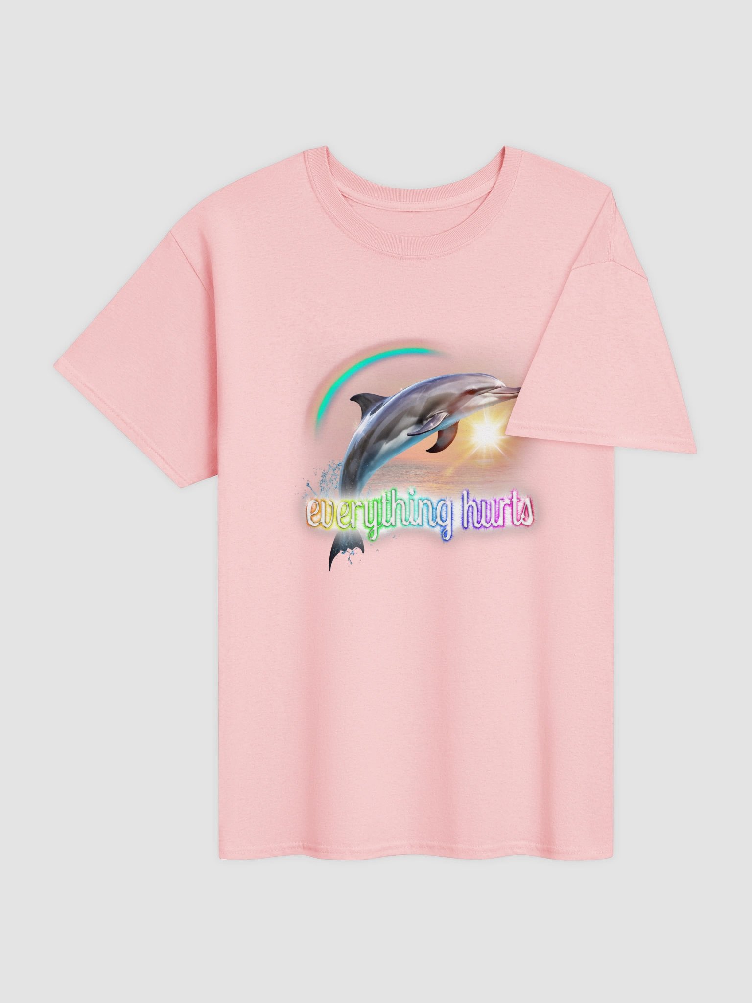 Everything Hurts Dolphin T-shirt product image (5)