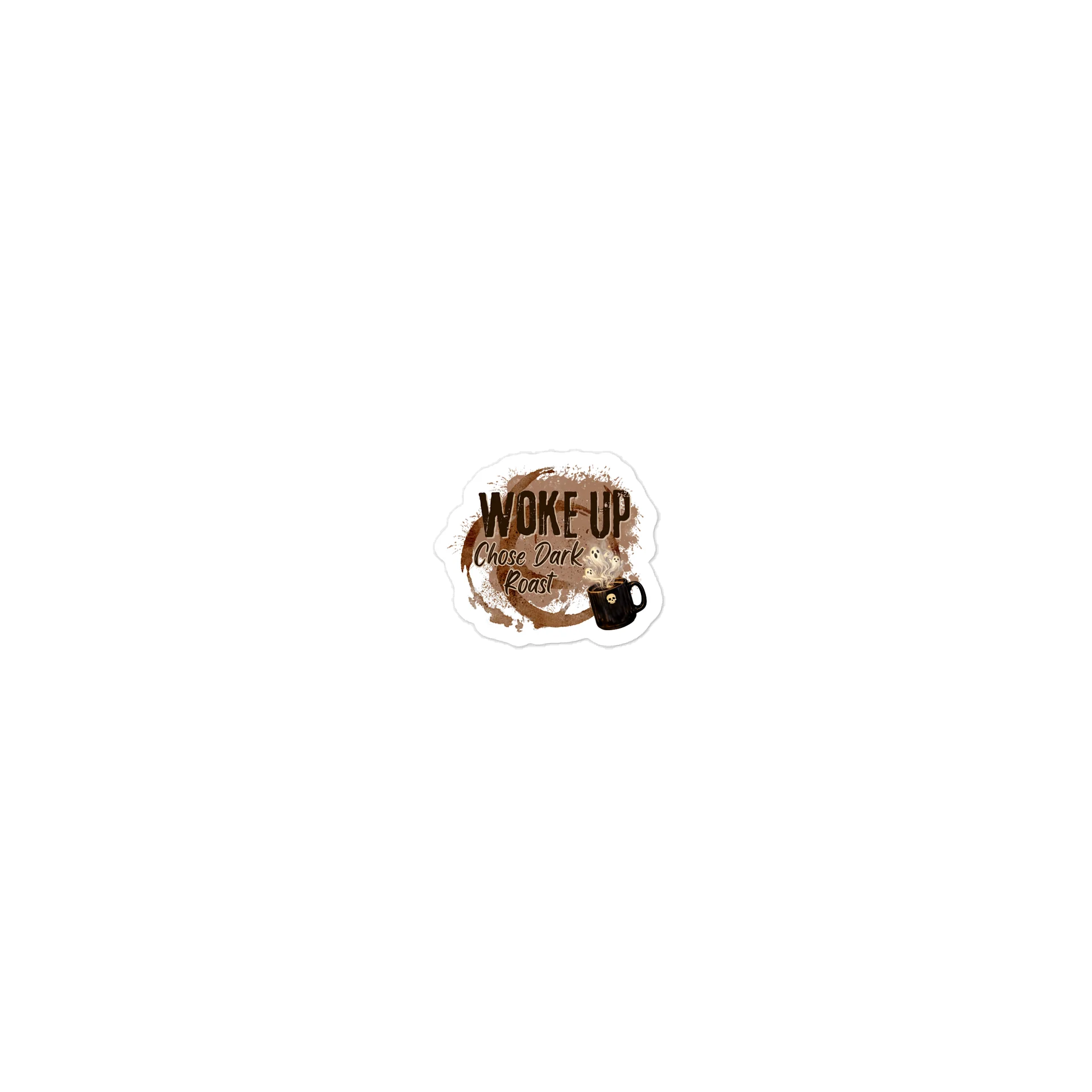 Woke Up. Chose Dark Roast. – Witchy Coffee Die-Cut Sticker product image (2)