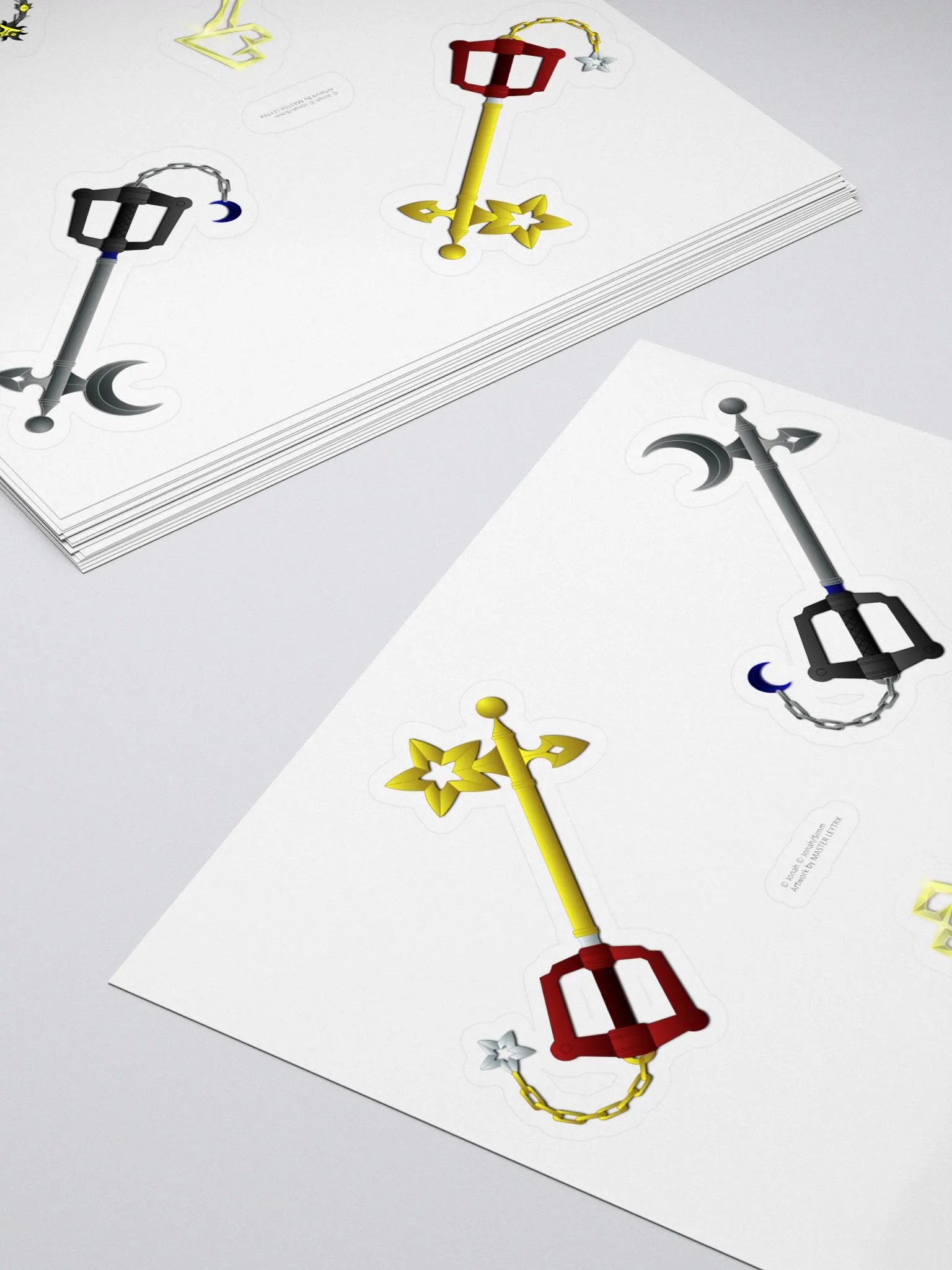 Custom Keyblade Sticker Sheet 10 product image (4)