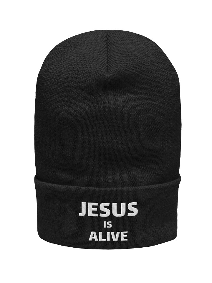 Jesus Is Alive Cuffed Beanie product image (2)