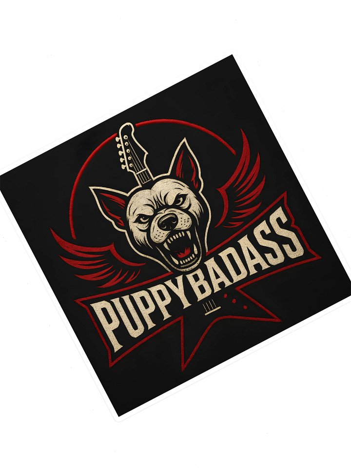Rockin' Pup Kiss Cut Sticker Sheet product image (1)
