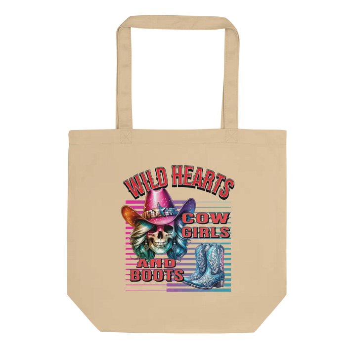 Wild Hearts Cowgirls And Boots Eco-Friendly Tote Bag product image (1)