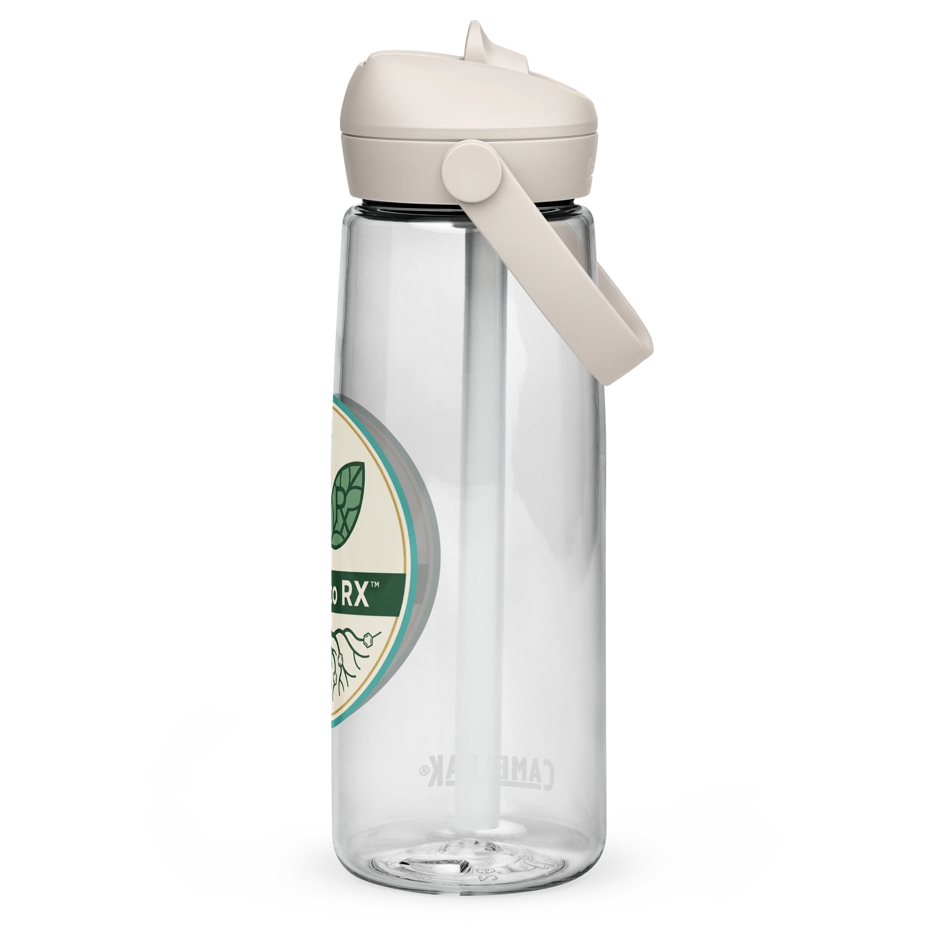 Root to Rx Flip Straw Bottle (Clear) product image (2)