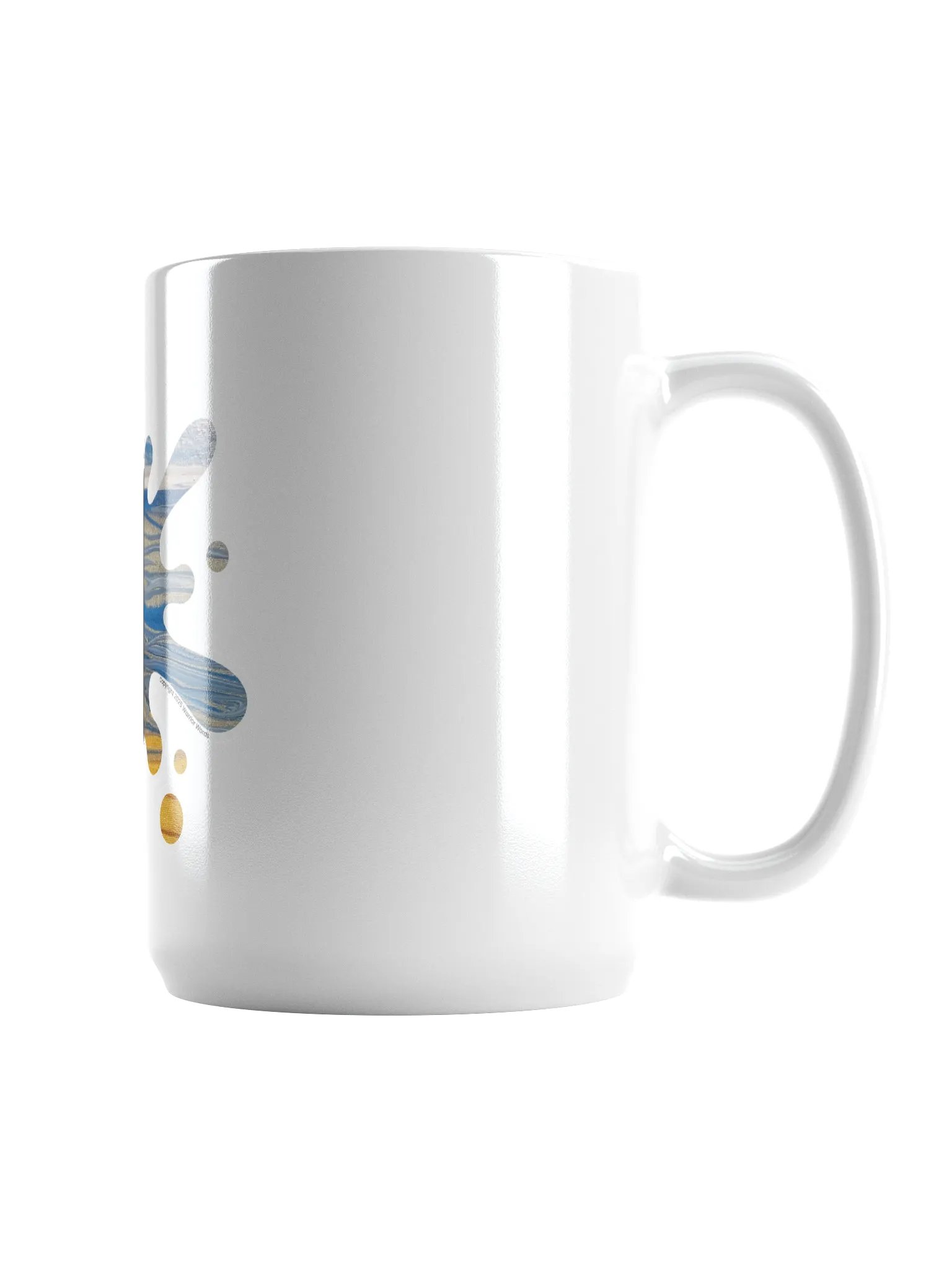 Acrylic Paint Beachy Splatter Mug product image (1)