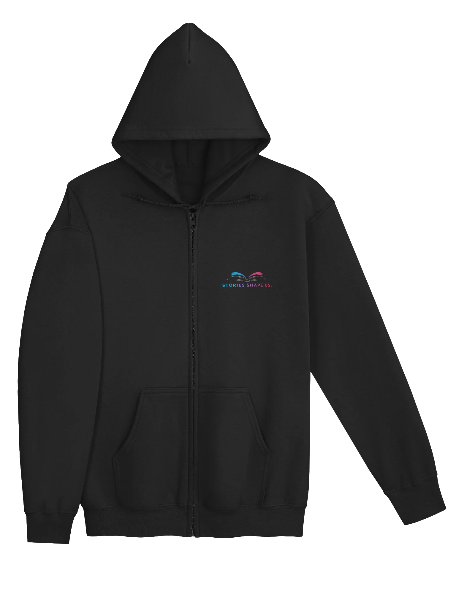 Stories Shape Us | We Shape What Comes Next Zip Hoodie product image (3)