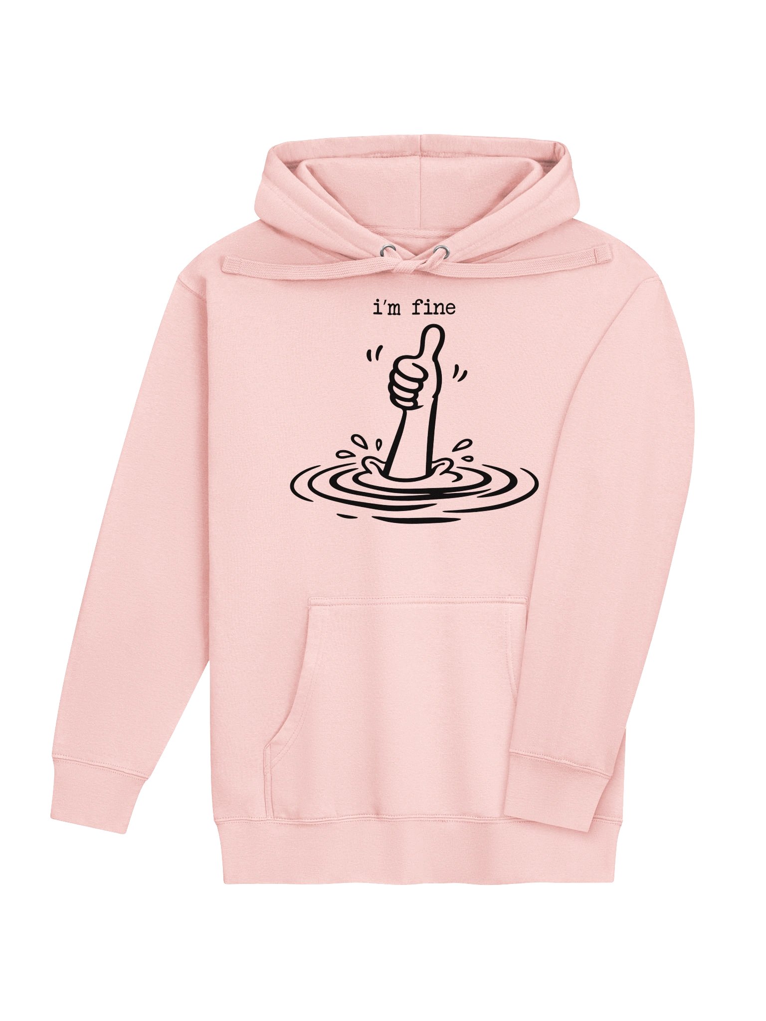 I'm Fine Thumbs Up Minimalist Premium Hoodie product image (12)