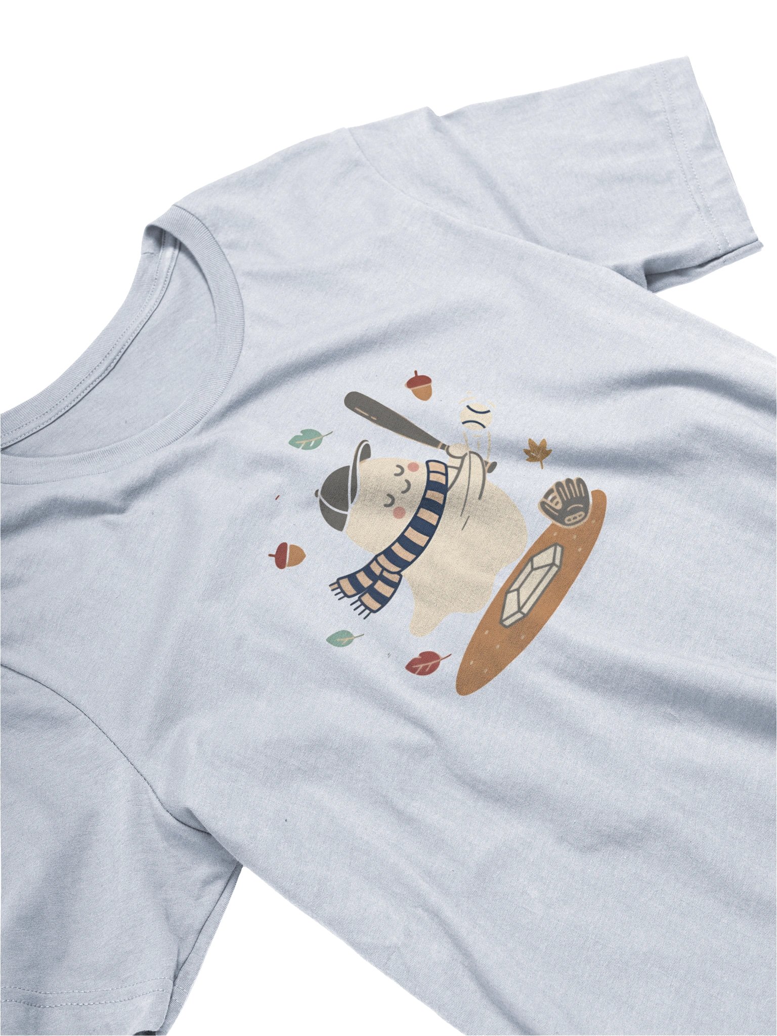 Ghost playing baseball T-shirt product image (22)