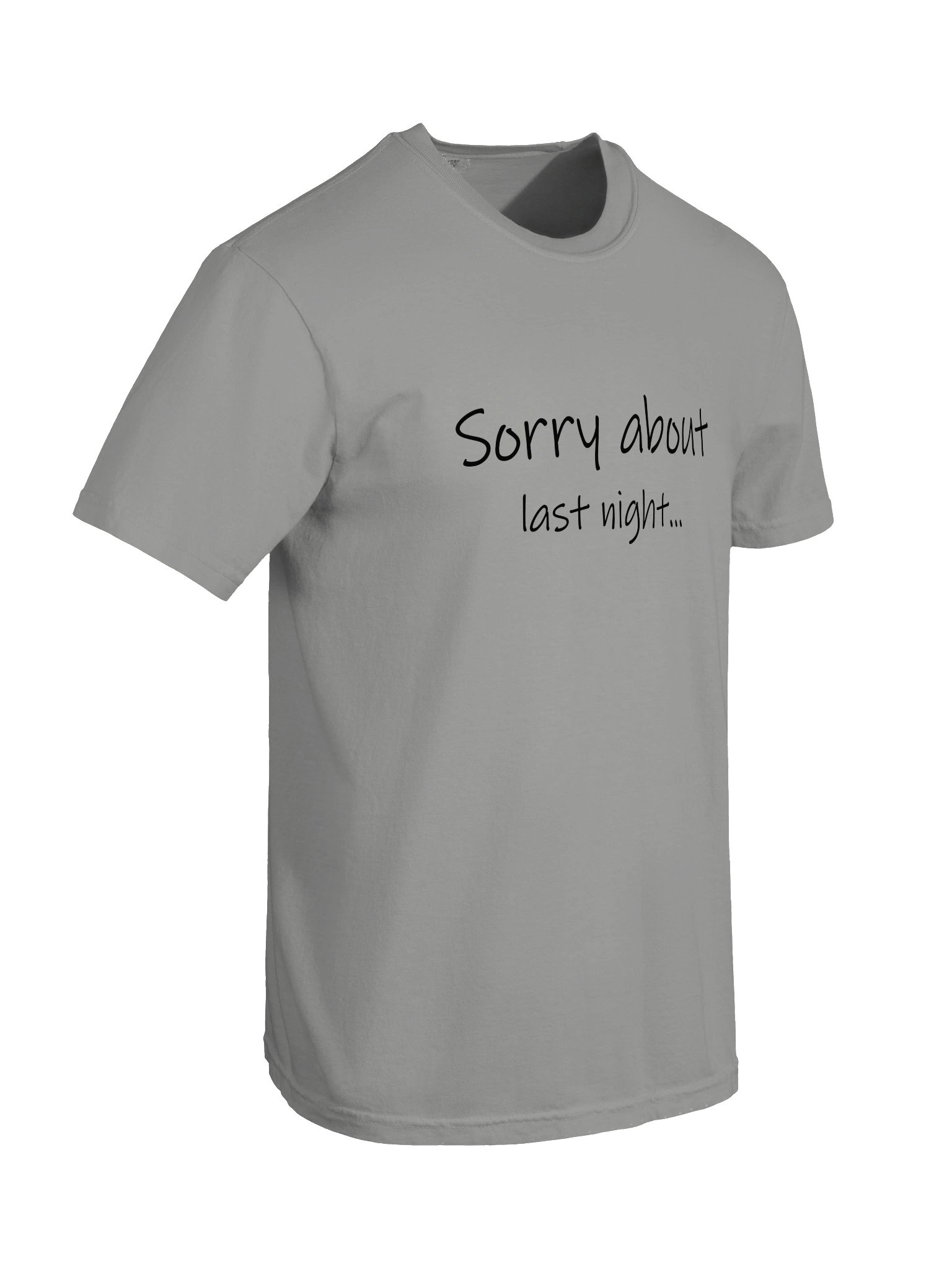 Sorry About Last Night Graphic Tee Lt. product image (58)