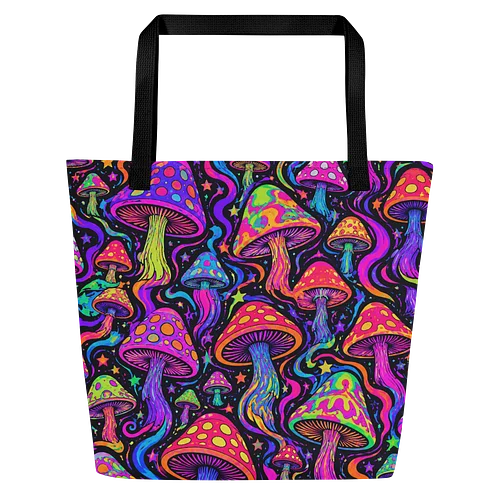 Neon Fungi Essential Tote