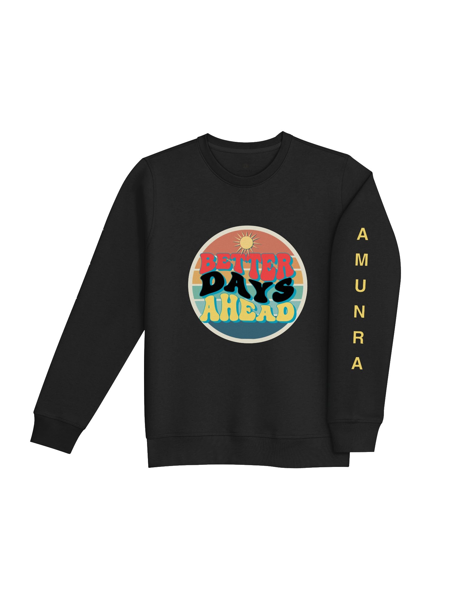 Better Days Ahead Retro Sun Unisex Sweatshirt product image (10)