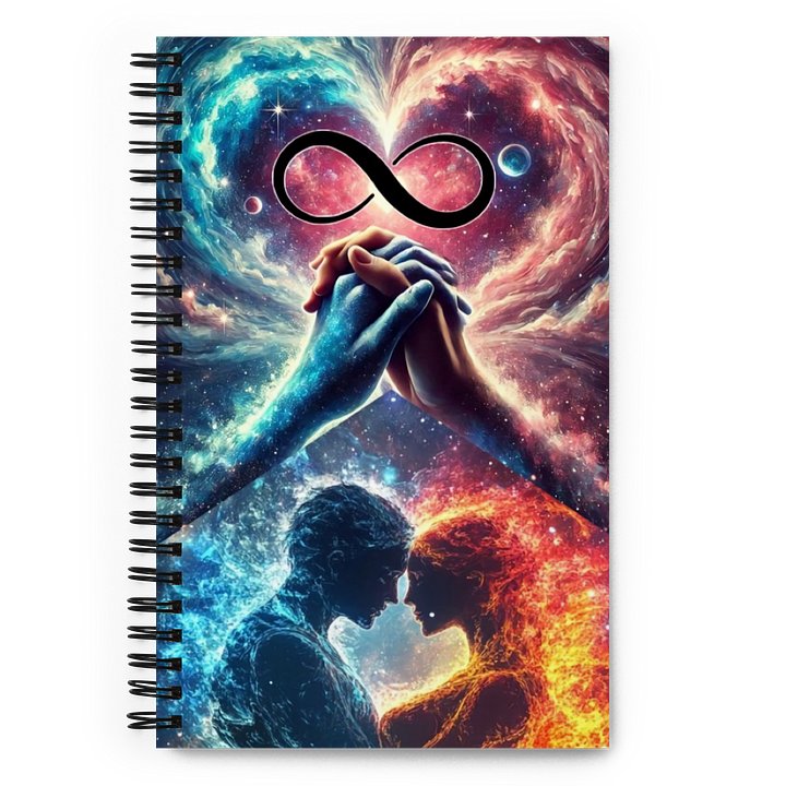 Twin Flame Unity -Spiral Notebook product image (1)