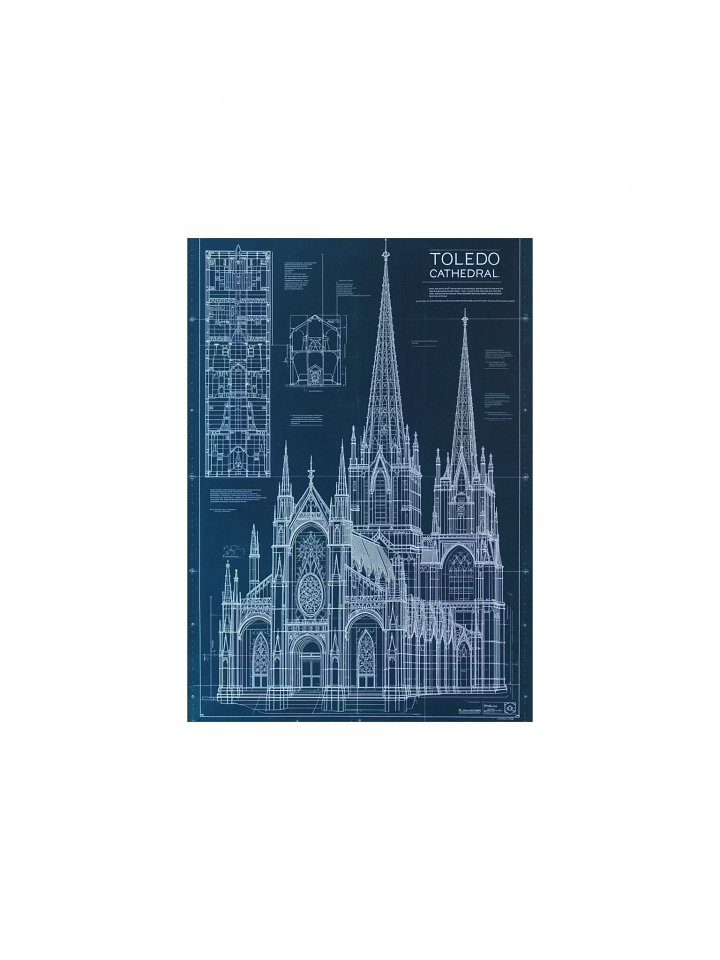 Toledo Cathedral: Primate of Spain Architectural Blueprint (Gothic Masterpiece) product image (4)
