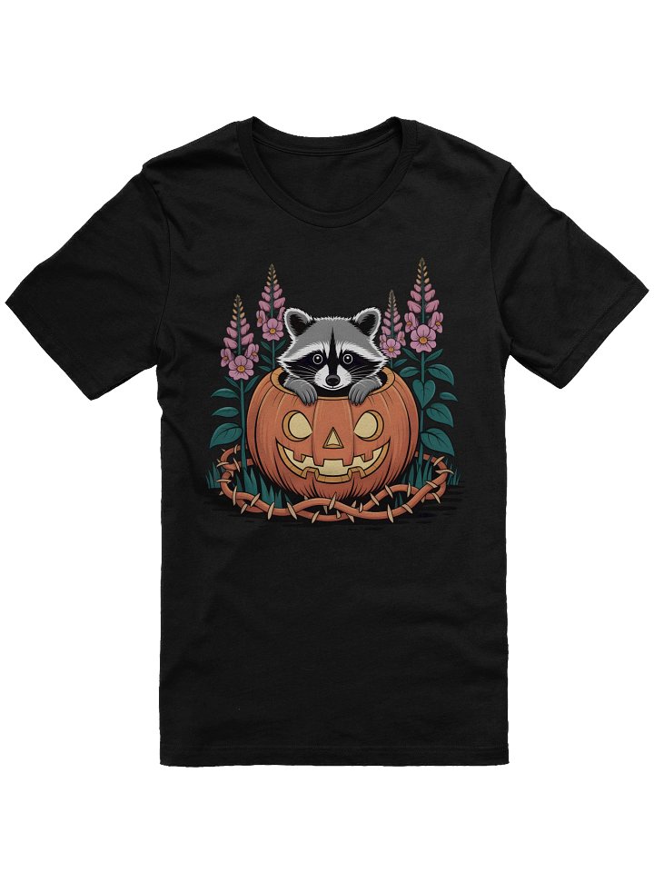 Whimsical Raccoon & Pumpkin Tee product image (1)
