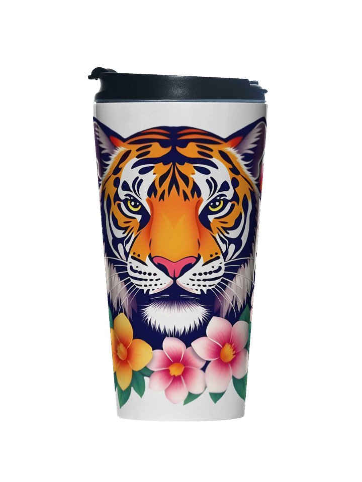 Floral Tiger Travel Mug product image (1)