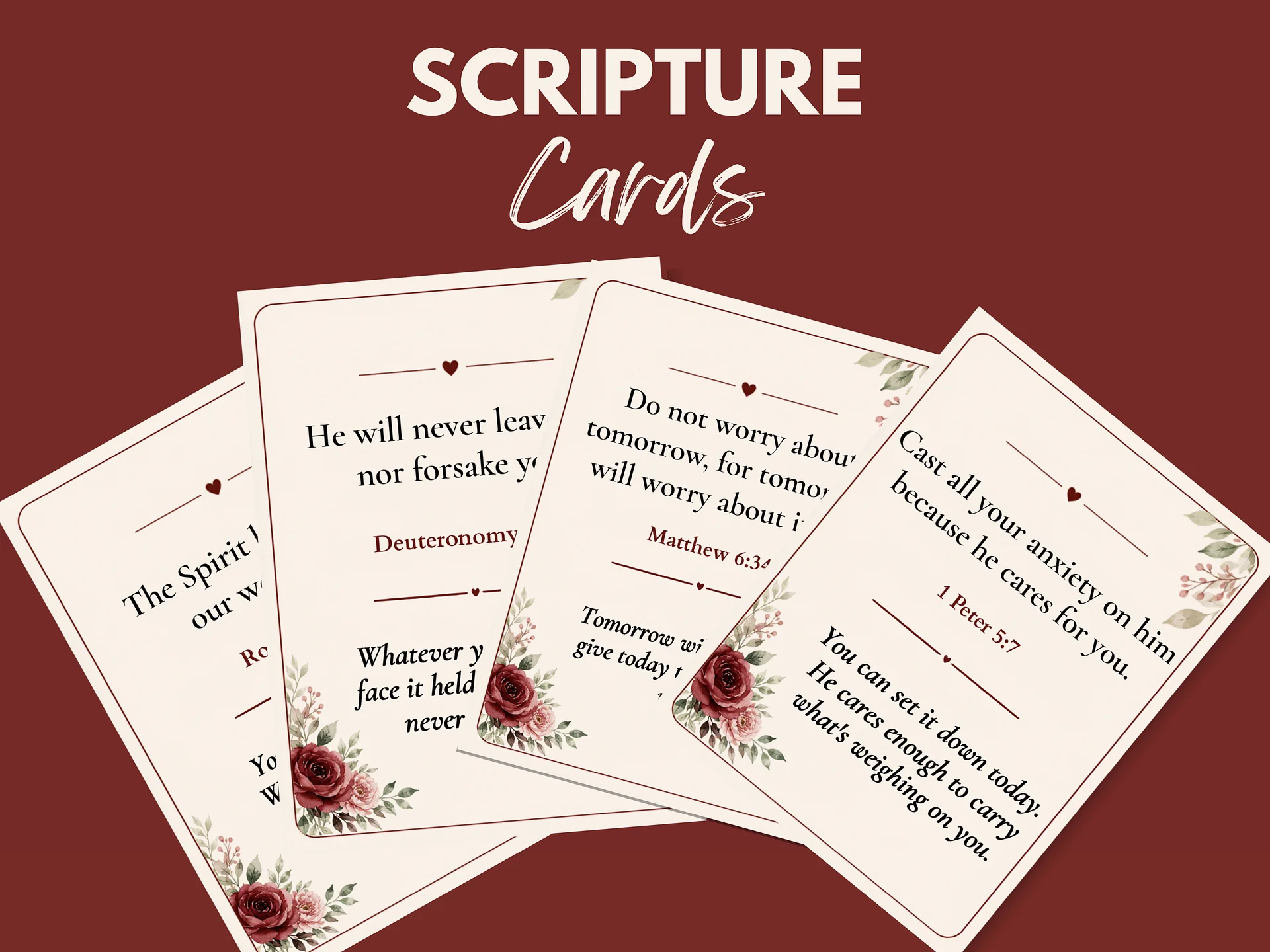 Whisper With God : 30 scriptures cards product image (2)