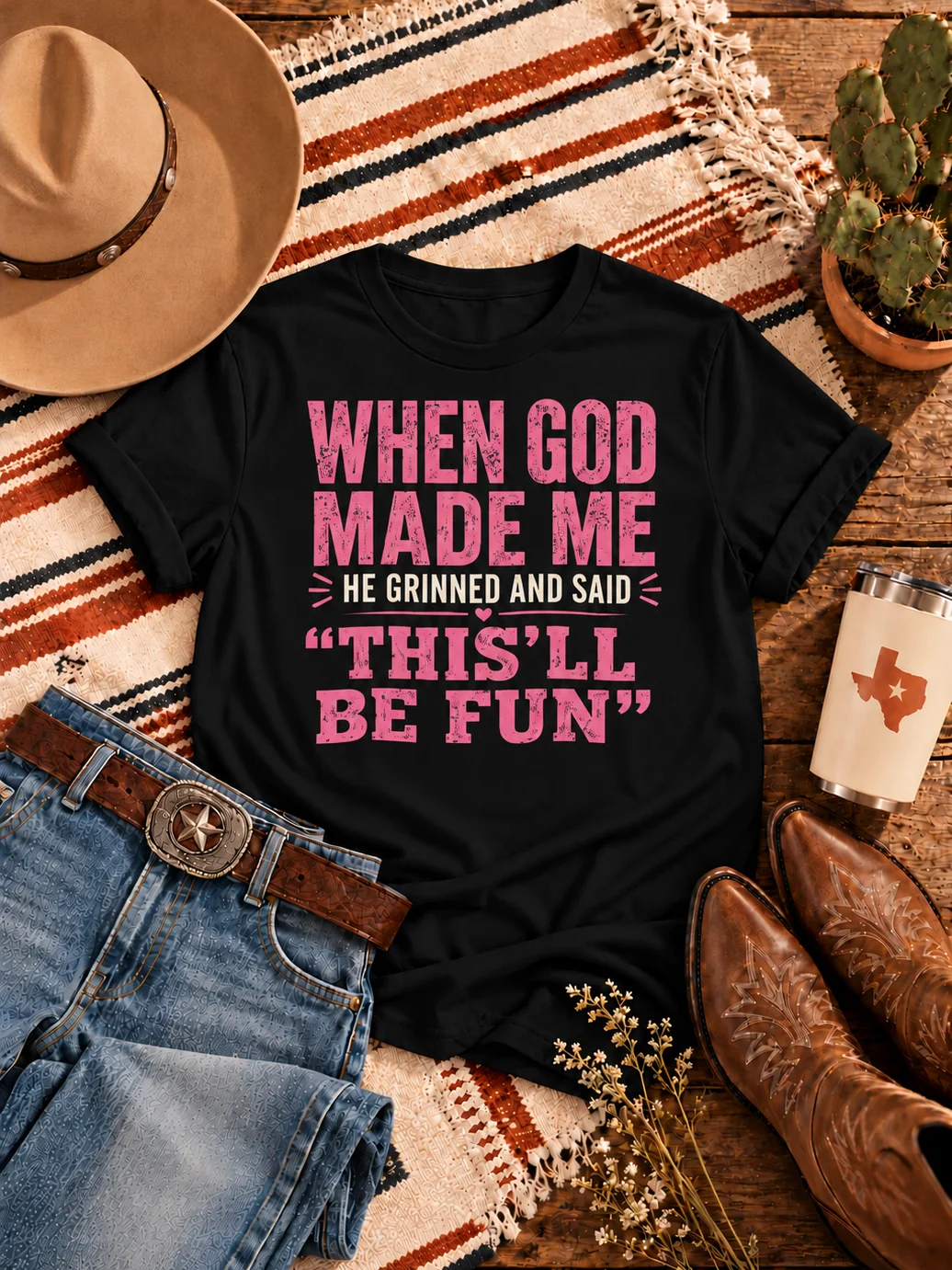 When God Made Me Tee product image (1)