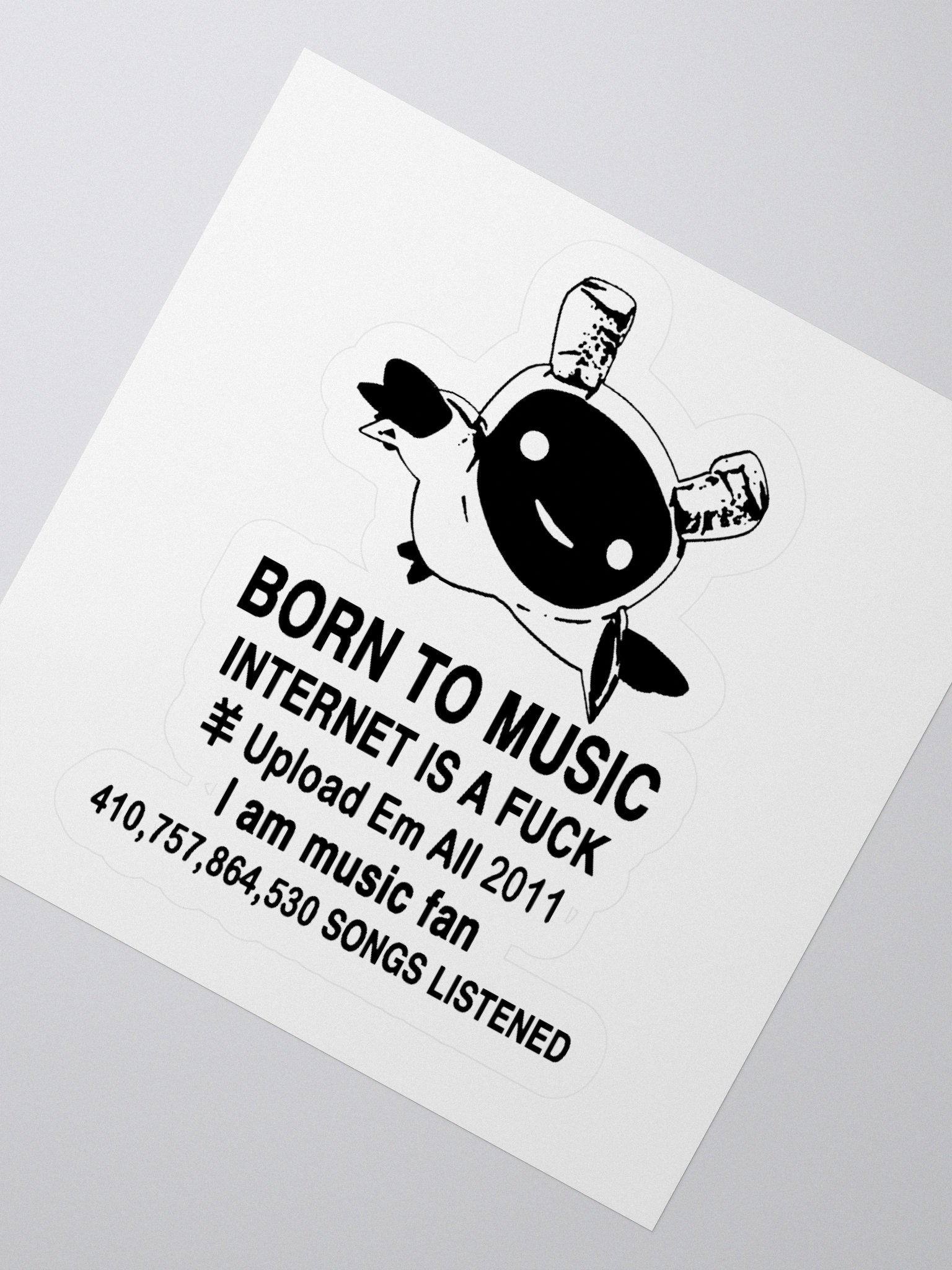 Born To Music Sticker product image (2)