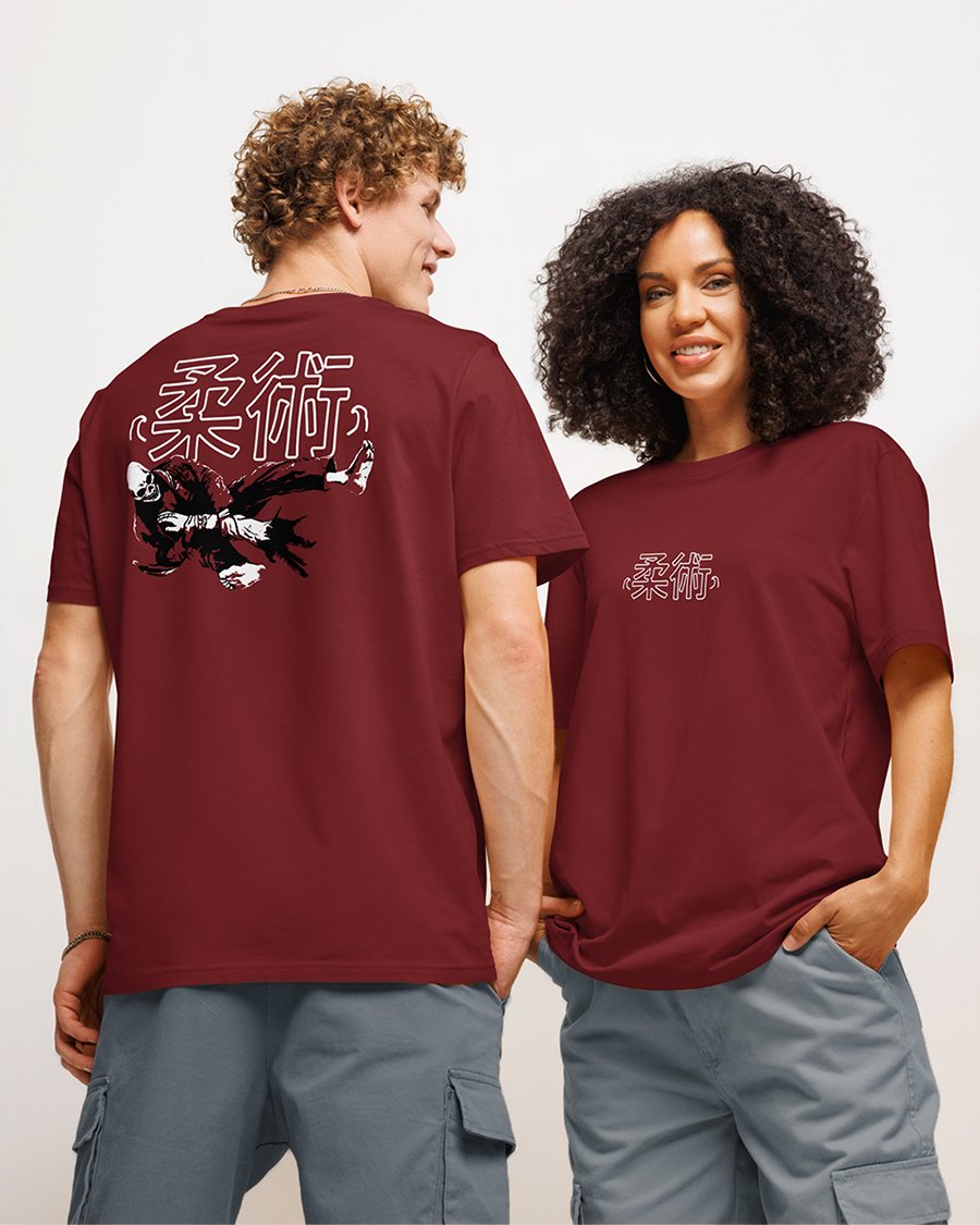 Arm Rip | Burgundy T-shirt product image (4)