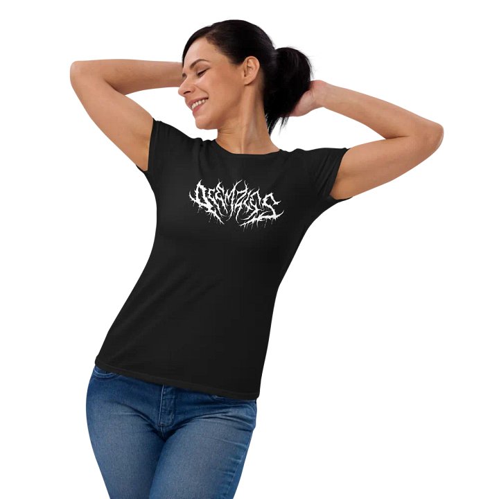 Deemzies - Death Metal logo Women's T-shirt - White Print product image (2)