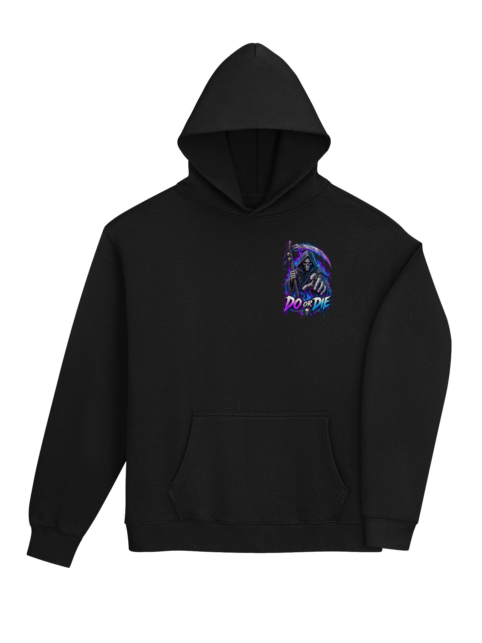 Do or Die Neon Reaper Halloween Hoodie product image (39)