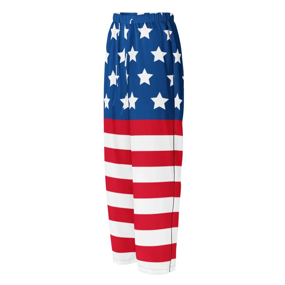 Graphic Grove Women’s American Flag Pyjama Pants - Drawstring product image (1)