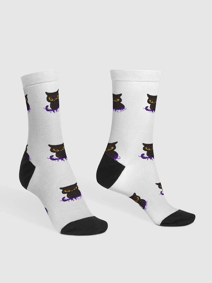 Angry Kitty Crew Socks product image (1)